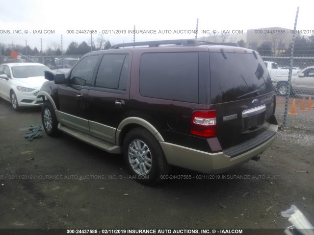 1FMJU1J5XAEA99662 - 2010 FORD EXPEDITION EDDIE BAUER MAROON photo 3