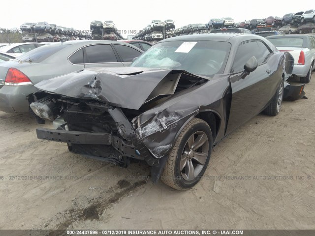 2C3CDZAG7FH739828 - 2015 DODGE CHALLENGER SXT GRAY photo 2