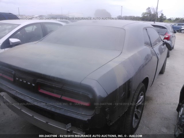 2C3CDZAG7FH739828 - 2015 DODGE CHALLENGER SXT GRAY photo 4