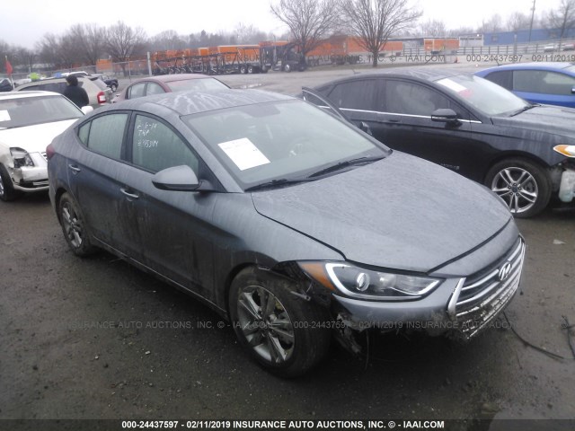 5NPD84LF7JH379830 - 2018 HYUNDAI ELANTRA SEL/VALUE/LIMITED GRAY photo 1