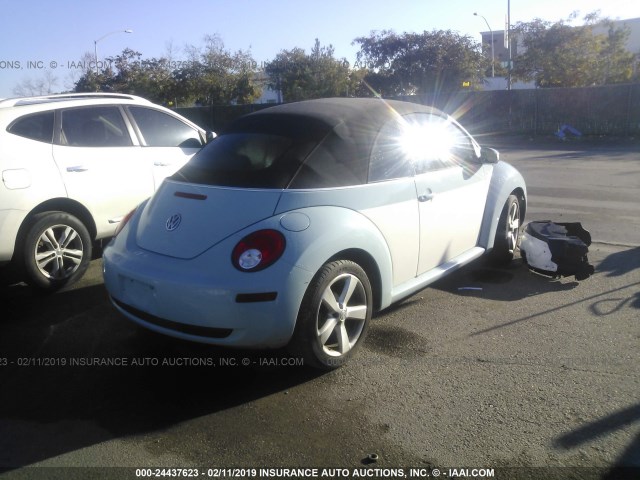 3VWRG3AL7AM004250 - 2010 VOLKSWAGEN NEW BEETLE Açıq mavi foto 4