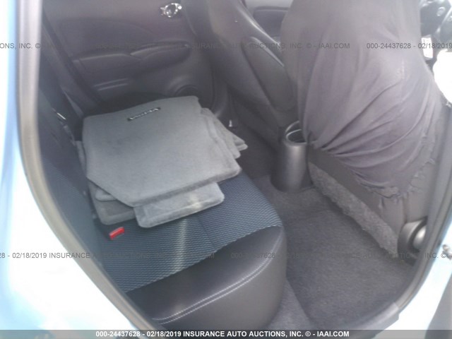 3N1CE2CP3EL435496 - 2014 NISSAN VERSA NOTE S/S PLUS/SV/SL BLUE photo 8