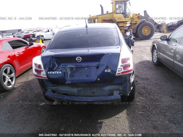 3N1AB61E47L643852 - 2007 NISSAN SENTRA 2.0/2.0S/2.0SL BLUE photo 6