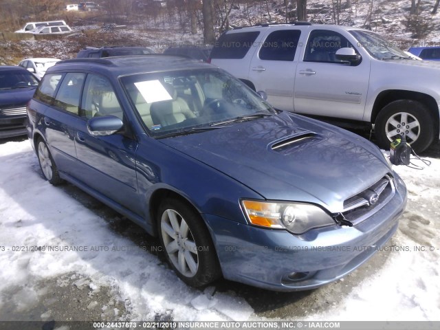 4S3BP676854315307 - 2005 SUBARU LEGACY GT LIMITED BLUE photo 1