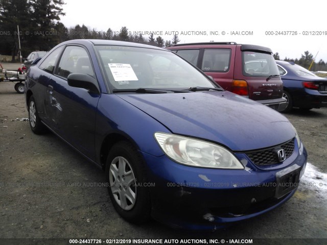 1HGEM22194L008793 - 2004 HONDA CIVIC DX VP ლურჯი ფოტო 1