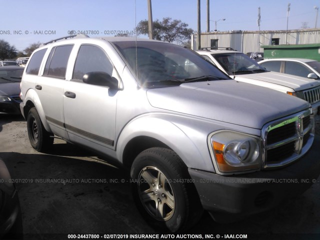 1D4HD38KX6F157042 - 2006 DODGE DURANGO SXT GRAY photo 1