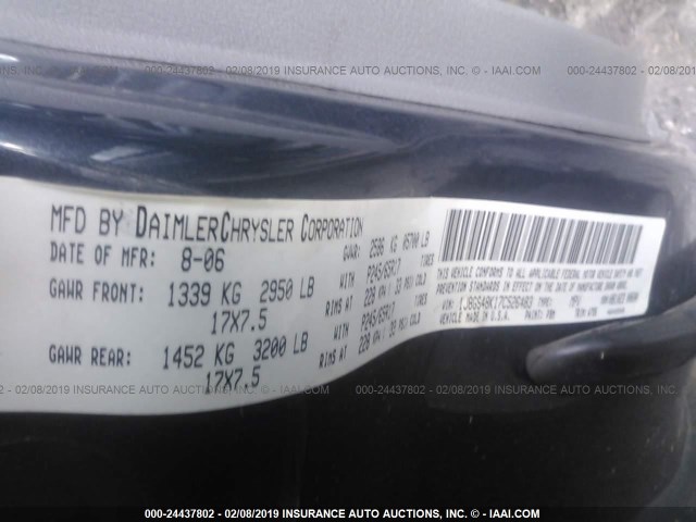 1J8GS48K17C526483 - 2007 JEEP GRAND CHEROKEE LAREDO/COLUMBIA/FREEDOM 蓝色 照片 9