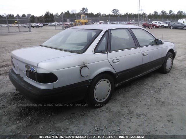 1FALP52U8SA111453 - 1995 FORD TAURUS GL/SE SILVER photo 4