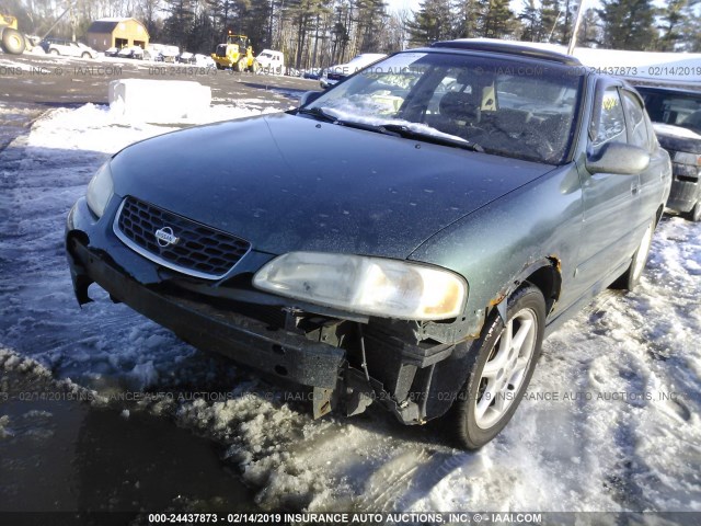 3N1BB51D71L119821 - 2001 NISSAN SENTRA SE GREEN photo 6