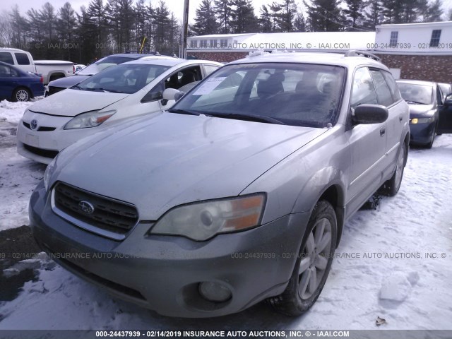 4S4BP61C366306479 - 2006 SUBARU LEGACY OUTBACK 2.5I SILVER photo 2