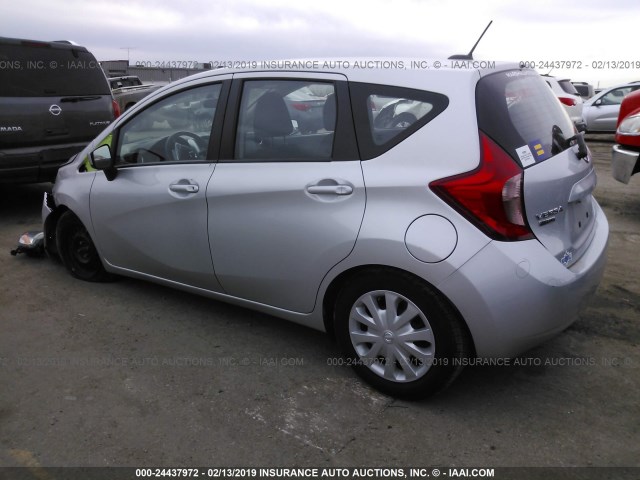 3N1CE2CP7GL376519 - 2016 NISSAN VERSA NOTE S/S PLUS/SV/SL/SR SILVER photo 3