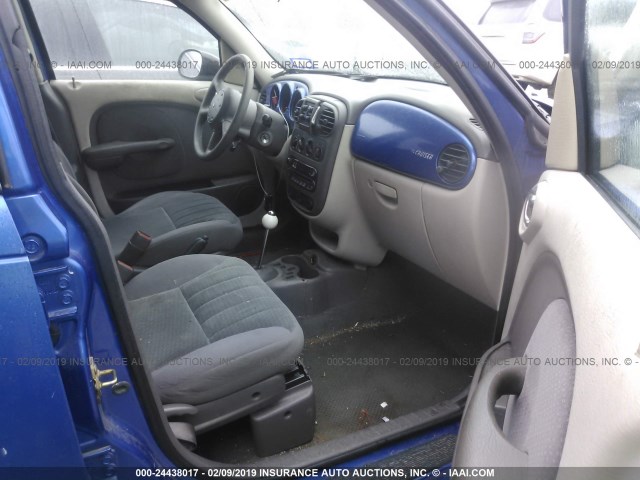 3C4FY48BX3T587833 - 2003 CHRYSLER PT CRUISER CLASSIC BLUE photo 5