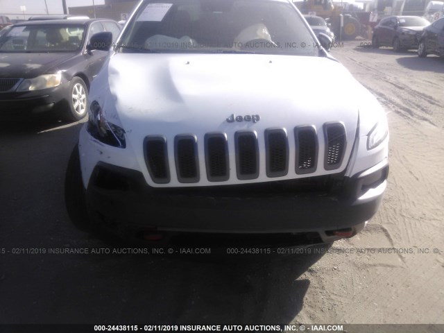 1C4PJMBS1EW189456 - 2014 JEEP CHEROKEE TRAILHAWK 白色 照片 6