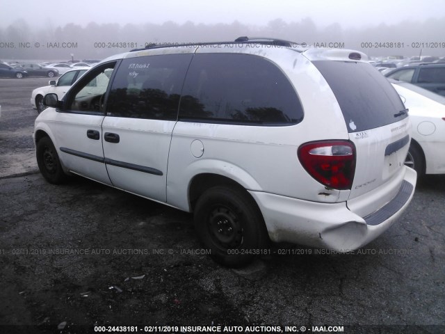 1D4GP24313B117933 - 2003 DODGE GRAND CARAVAN SE WHITE photo 3