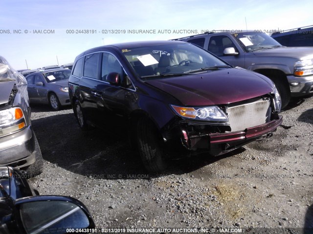 5FNRL5H38GB042440 - 2016 HONDA ODYSSEY SE BURGUNDY photo 1