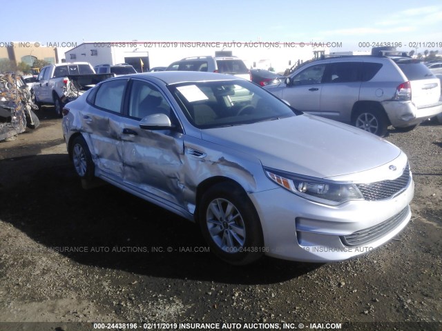 5XXGT4L32JG222848 - 2018 KIA OPTIMA LX/S SILVER photo 1