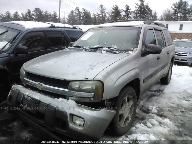 1GNET16S346122325 - 2004 CHEVROLET TRAILBLAZER EXT LS/EXT LT SILVER photo 2