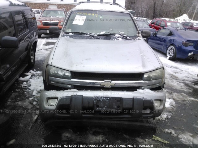 1GNET16S346122325 - 2004 CHEVROLET TRAILBLAZER EXT LS/EXT LT SILVER photo 6