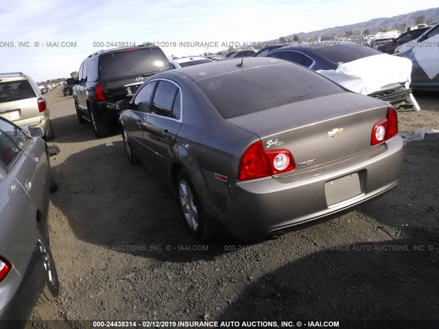 1G1ZB5E15BF327986 - 2011 CHEVROLET MALIBU LS 棕色 照片 3