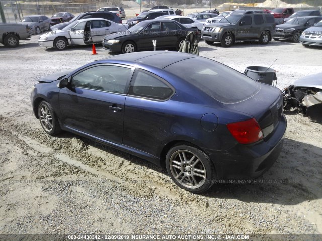 JTKDE177960107352 - 2006 TOYOTA SCION TC მუქი ლურჯი ფოტო 3