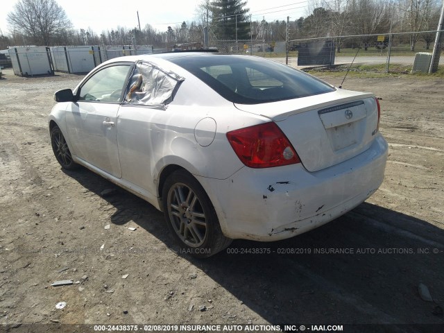 JTKDE167360103556 - 2006 TOYOTA SCION TC 白色 照片 3
