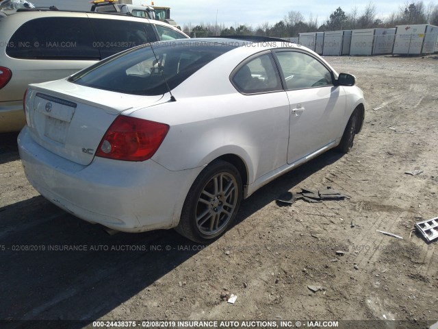 JTKDE167360103556 - 2006 TOYOTA SCION TC 白色 照片 4