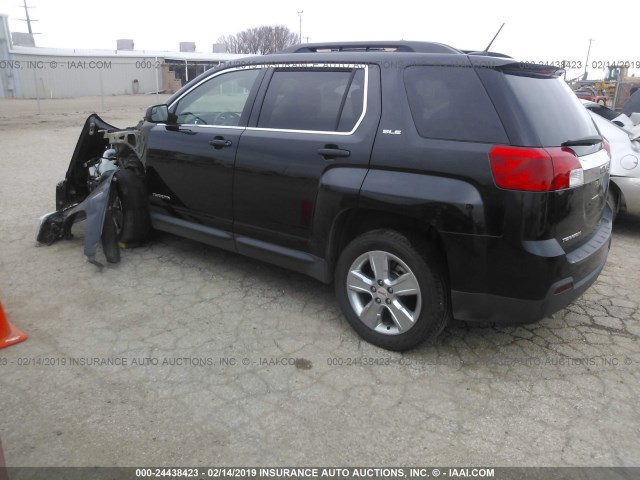 2GKALREK7E6378538 - 2014 GMC TERRAIN SLE BLACK photo 3