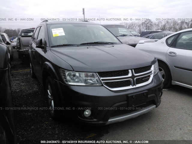 3C4PDDBG2ET230380 - 2014 DODGE JOURNEY SXT GRAY photo 1