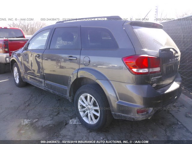 3C4PDDBG2ET230380 - 2014 DODGE JOURNEY SXT GRAY photo 3