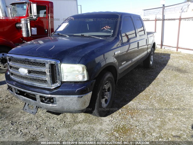 1FTWW30P75EC09026 - 2005 FORD F350 SRW SUPER DUTY BLUE photo 2