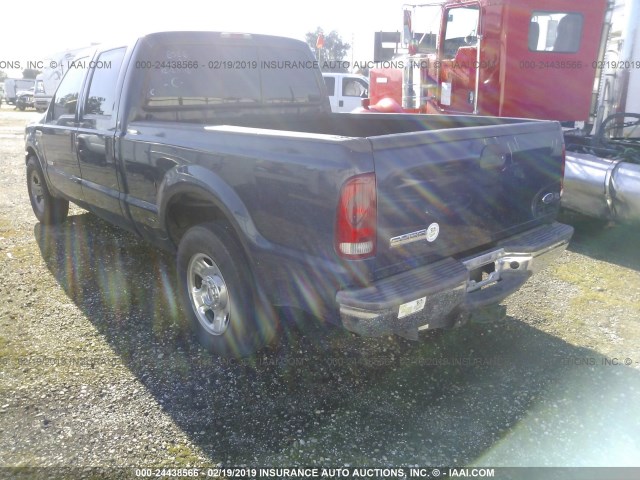 1FTWW30P75EC09026 - 2005 FORD F350 SRW SUPER DUTY BLUE photo 3