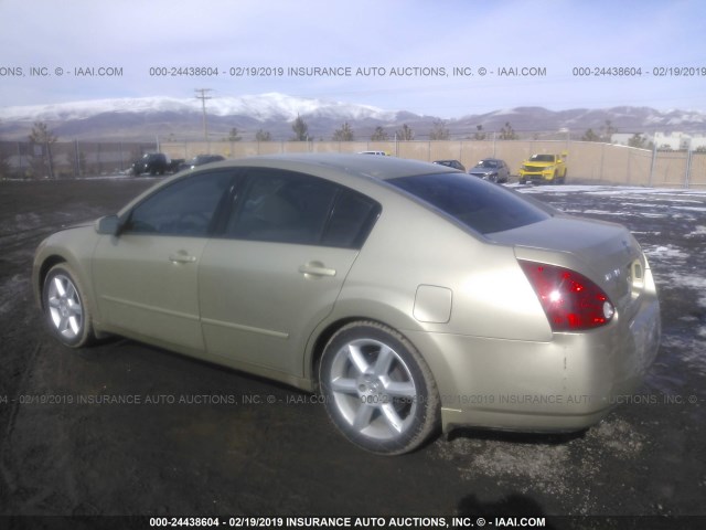 1N4BA41E24C841660 - 2004 NISSAN MAXIMA SE/SL GOLD photo 3