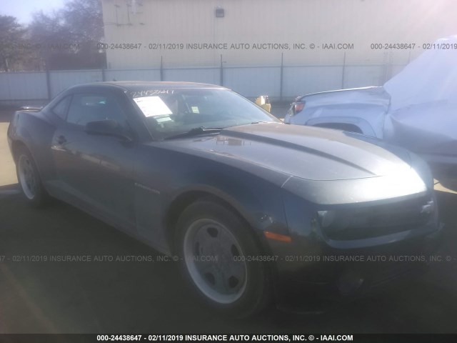 2G1FA1E31D9182182 - 2013 CHEVROLET CAMARO LS GRAY photo 1