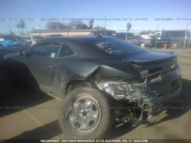 2G1FA1E31D9182182 - 2013 CHEVROLET CAMARO LS GRAY photo 3