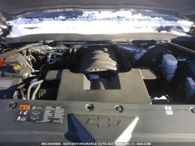 1GCVKREC3EZ221246 - 2014 CHEVROLET SILVERADO K1500 LT GRAY photo 10