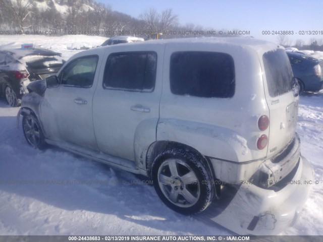 3GNCA53V79S567804 - 2009 CHEVROLET HHR LT WHITE photo 3