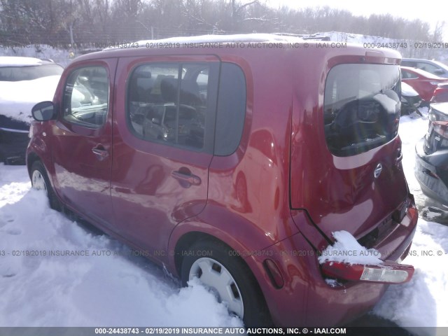 JN8AZ2KR8AT159919 - 2010 NISSAN CUBE S/SL/KROM RED photo 3