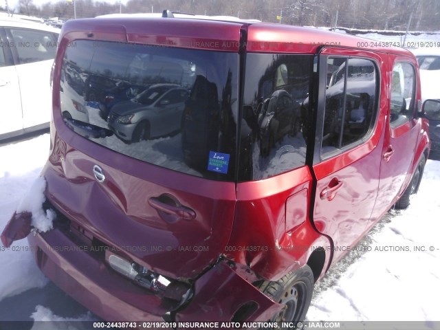 JN8AZ2KR8AT159919 - 2010 NISSAN CUBE S/SL/KROM RED photo 4