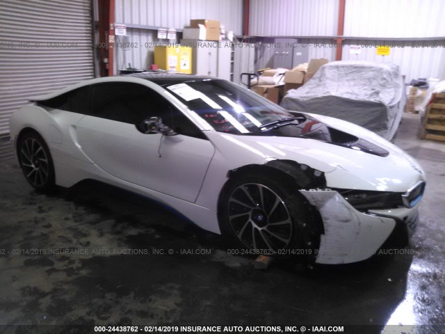 WBY2Z2C5XEVX64206 - 2014 BMW I8 WHITE photo 1