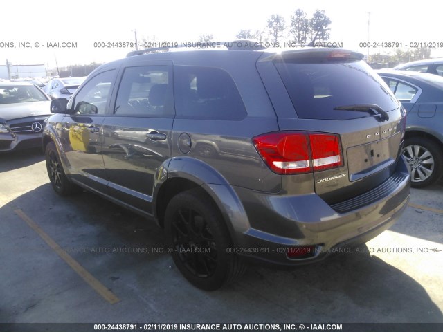 3C4PDCBB0ET301347 - 2014 DODGE JOURNEY SXT GRAY photo 3