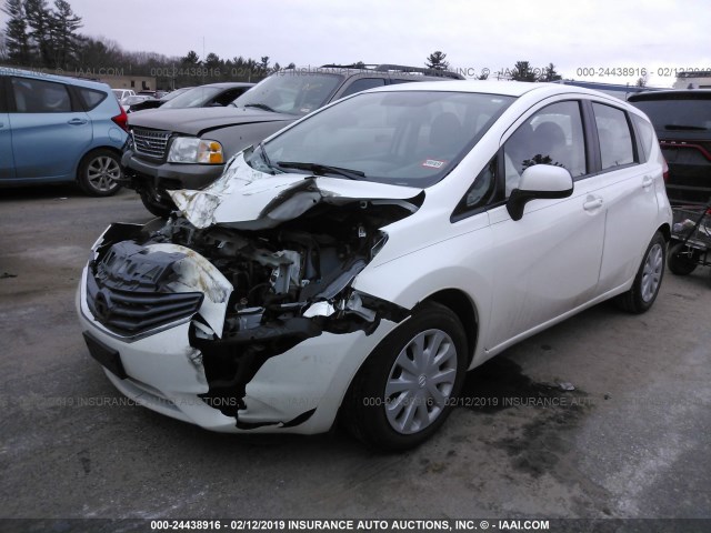 3N1CE2CP9EL427032 - 2014 NISSAN VERSA NOTE S/S PLUS/SV/SL WHITE photo 2