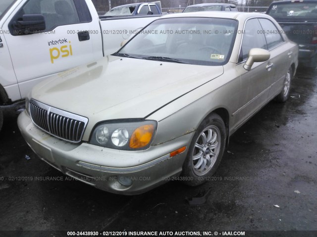 KMHFU45E03A264016 - 2003 HYUNDAI XG 350 GOLD photo 2