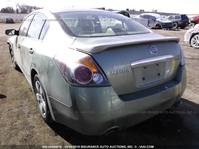 1N4AL21E77N435487 - 2007 NISSAN ALTIMA 2.5/2.5S GREEN photo 3