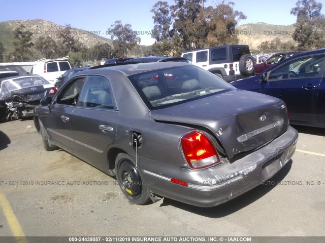 KMHFU45E92A212995 - 2002 HYUNDAI XG 350 GRAY photo 3