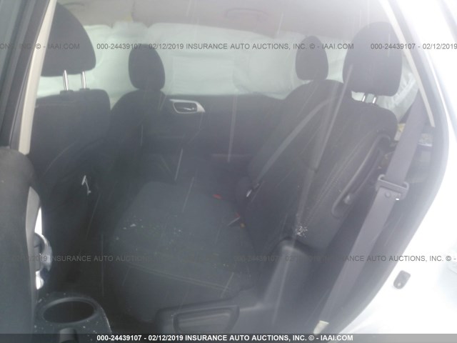 5N1AR2MMXDC638131 - 2013 NISSAN PATHFINDER S/SV/SL/PLATINUM SILVER photo 8