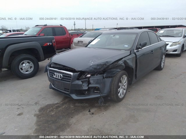 WAUFFAFL0BN025208 - 2011 AUDI A4 PREMIUM PLUS GRAY photo 2