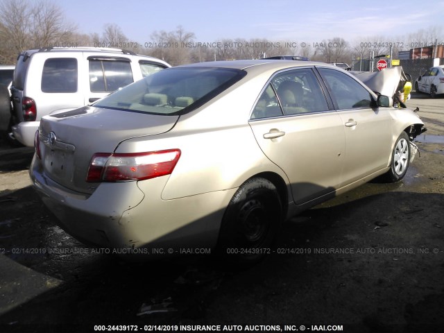 4T1BE46K09U399052 - 2009 TOYOTA CAMRY SE/LE/XLE GOLD photo 4