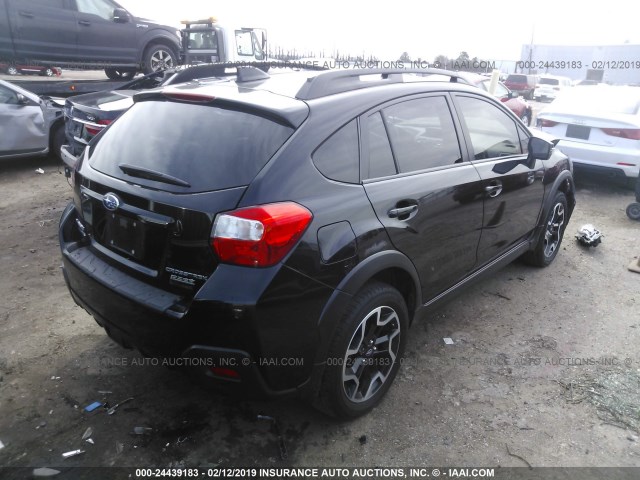 JF2GPANC4GH283650 - 2016 SUBARU CROSSTREK LIMITED BLACK photo 4