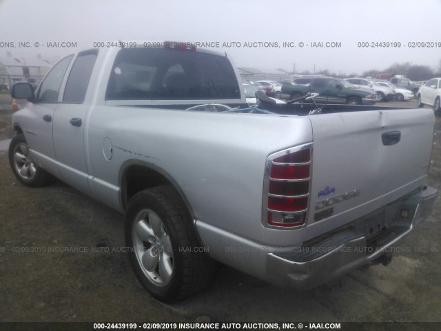 1D7HA18NX3S167518 - 2003 DODGE RAM 1500 ST/SLT SILVER photo 3