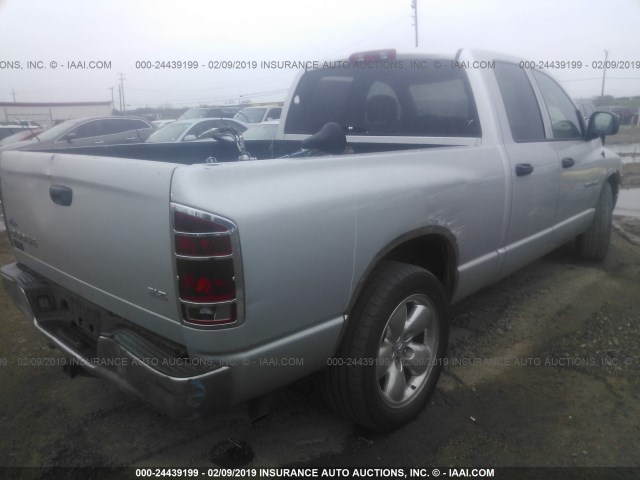 1D7HA18NX3S167518 - 2003 DODGE RAM 1500 ST/SLT SILVER photo 4